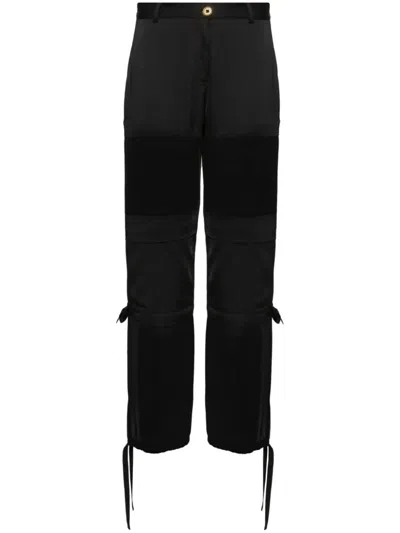 Pinko Priapo Pants Satin Mat Clothing In Black