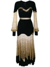 ALEXANDER MCQUEEN METALLIC MESH KNIT DRESS,493407Q1WIJ12330376