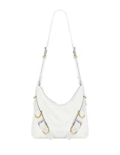 Givenchy Voyou Small Shoulder Bag In White