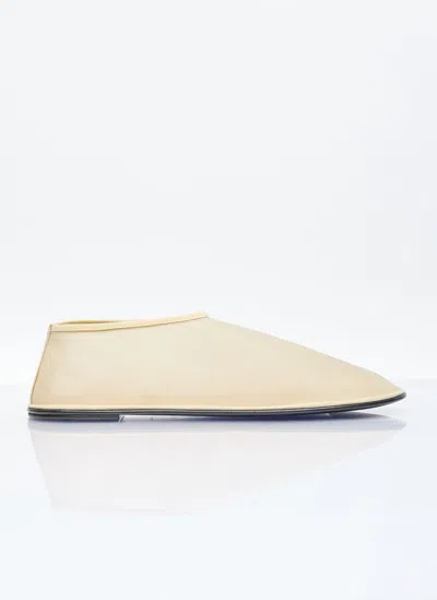 The Row Sock Loafers In Beige