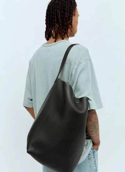 The Row Large N/s Park Tote Bag In Black