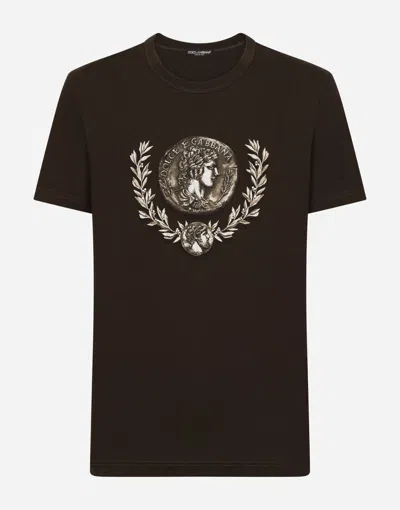 Dolce & Gabbana T-shirts And Polos In Brown
