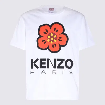 Kenzo White Multicolour Cotton T-shirt