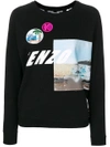 KENZO embroidered sweatshirt,F762SW88195212326072