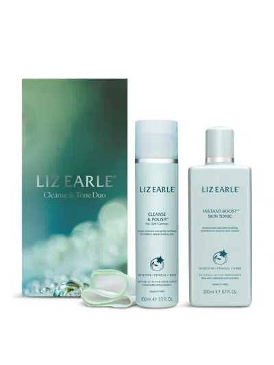 Liz Earle Cleanse & Tone Duo Kit In White