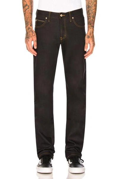 Naked And Famous Super Skinny Guy 11.5oz Deep Indigo Stretch Selvedge.