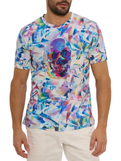 Robert Graham Kaleidoskull T-shirt In Multi