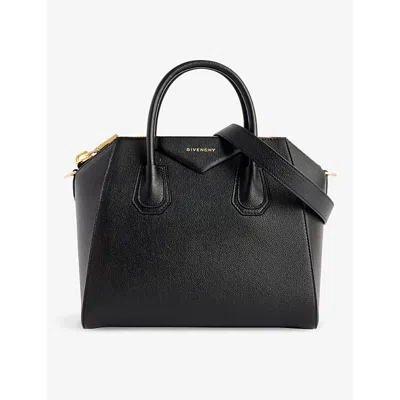 Givenchy Black Box Leather Antigona Toy Tote Bag