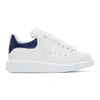 ALEXANDER MCQUEEN White & Blue Oversized Trainers