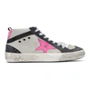 GOLDEN GOOSE GOLDEN GOOSE GREY MID STAR NET trainers