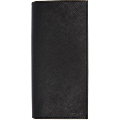 Prada Saffiano Leather Wallet - 黑色 In Black