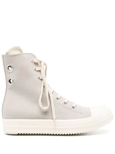 Rick Owens Drkshdw Lido High-top Trainers In Grey