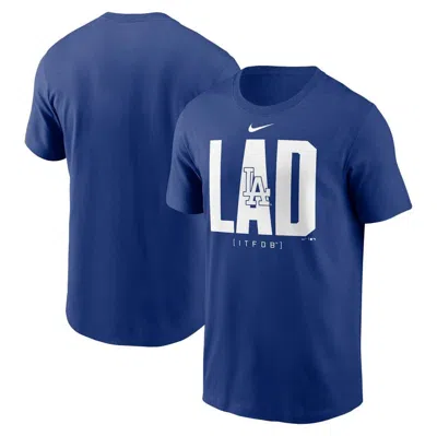 Nike Royal Los Angeles Dodgers Scoreboard T-shirt