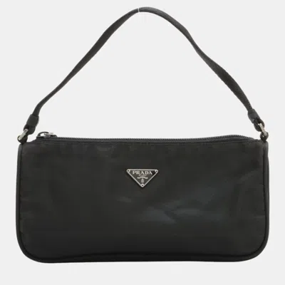 Pre-owned Prada Black Tessuto Nylon Handbag