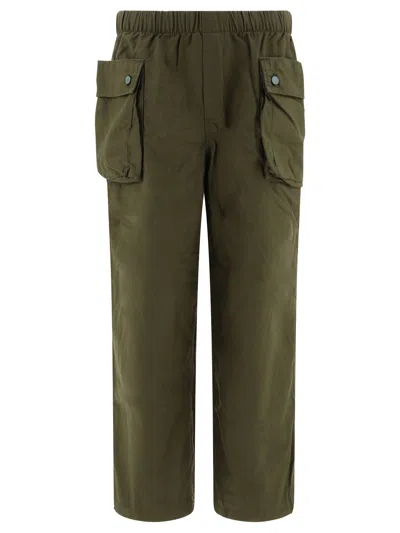 Brain Dead "military Cloth P44" Cargo Trousers In Green