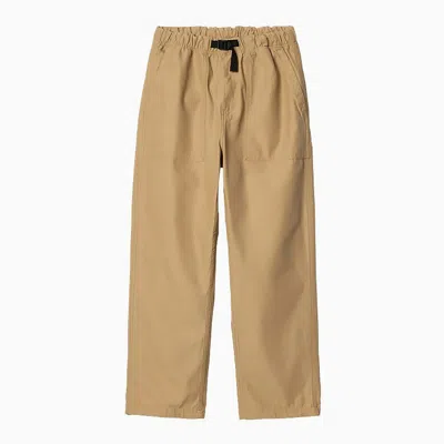Carhartt Wip Hayworth Pant Bourbon In Cotton Twill In Brown