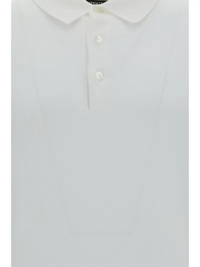 Zegna Men's Premium Cotton Polo Shirt In White
