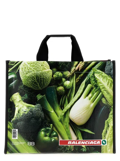 Balenciaga Tote Antwerp Hand Bags Multicolor In Strawberry/veggie