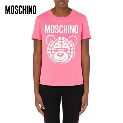 Moschino Teddy Bear T-shirt In Pink