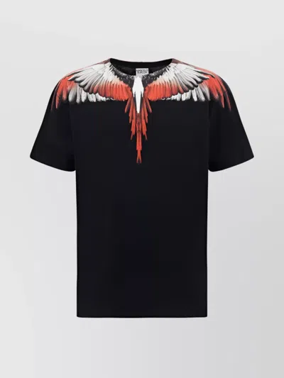 Marcelo Burlon County Of Milan Icon Wings T-shirt In Black Red