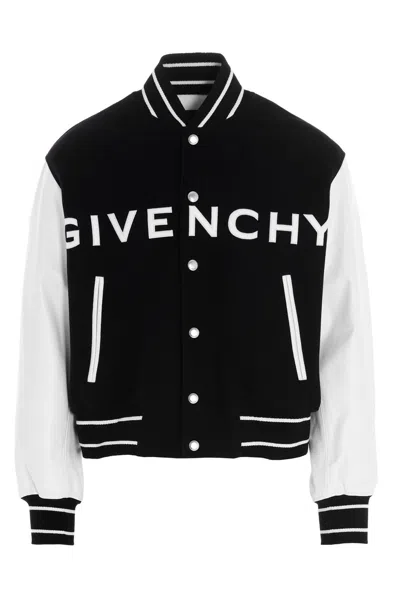 Givenchy Men Logo Bomber Jacket. In Multicolor