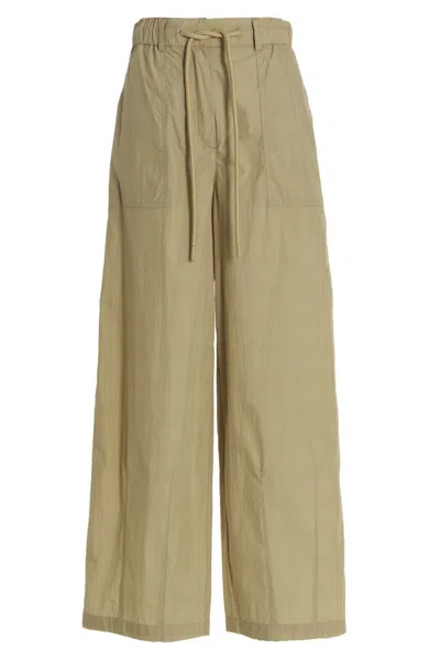 Moncler Women Cargo Trousers In Cream