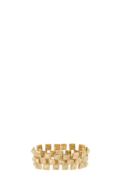 Valentino Garavani Women Studded Bracelet In Gold