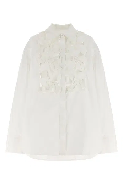 Valentino Garavani Women  'hibiscus' Shirt In White