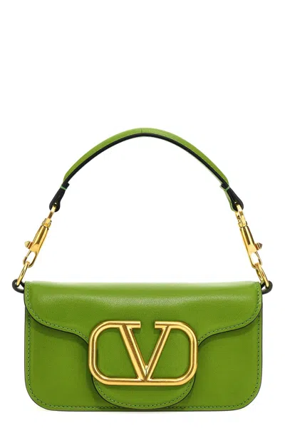Valentino Garavani Women  'locò' Small Shoulder Bag In Green