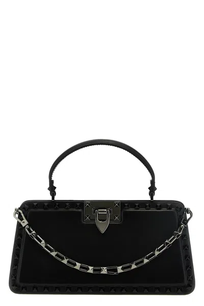 Valentino Garavani Women  'rockstud' Handbag In Black