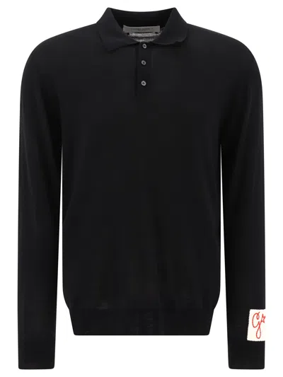 Golden Goose Gregory Polo Shirts In Black