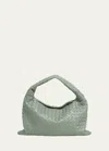 Bottega Veneta Small Leather Hop Hobo Shoulder Bag In 2190 Fondant-m Br