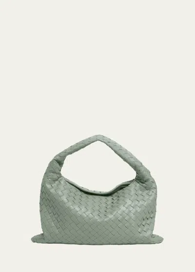 Bottega Veneta Small Leather Hop Hobo Shoulder Bag In 2190 Fondant-m Br