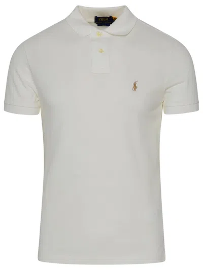 Polo Ralph Lauren White Cotton Polo Shirt