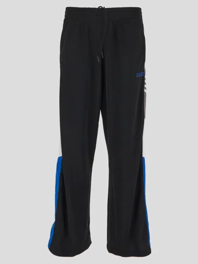 Martine Rose Trousers In Blackgreyblue