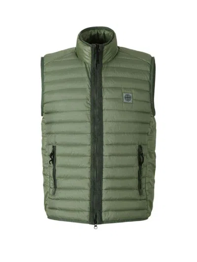 Stone Island Vests In Green