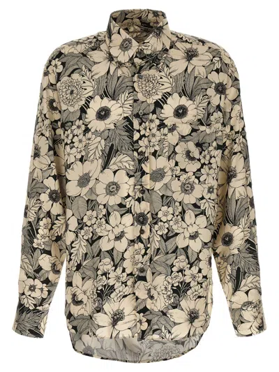 Tom Ford Floral Print Shirt In Multicolor