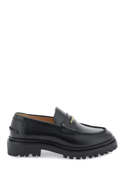 Isabel Marant Frezza Chunky Loafers In Nero