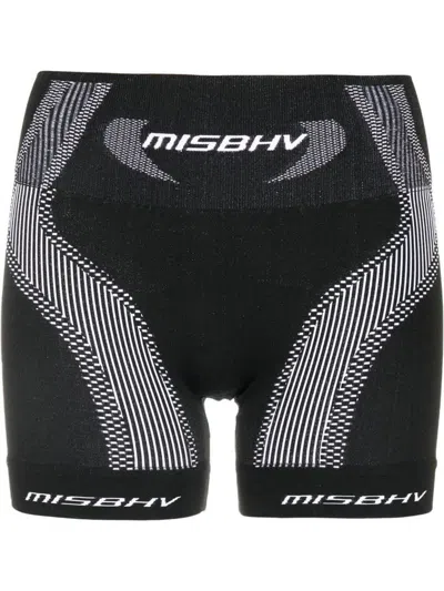 Misbhv Black And White Shorts