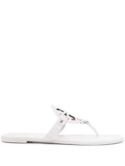 Tory Burch Flat Shoes In Optic White