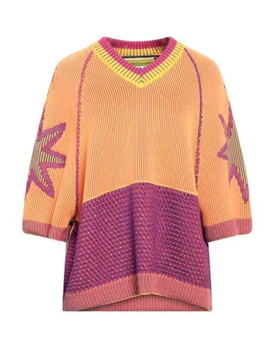 87 Avril 90 Woman Sweater Mandarin Size L Cotton