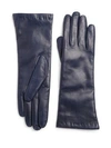 SAKS FIFTH AVENUE CASHMERE-LINED LEATHER GLOVES,400087714888