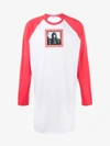 Givenchy Native American Oversized Baseball Top In Red