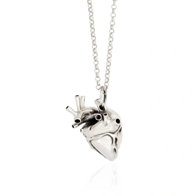 Gucci Heart Pendant Silver