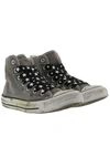CONVERSE Converse Chuck Taylor Sneakers Distressed Stars Laces,156925CCHARCOAL