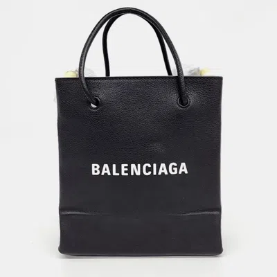 Pre-owned Balenciaga Shopping Tote Bag In Black