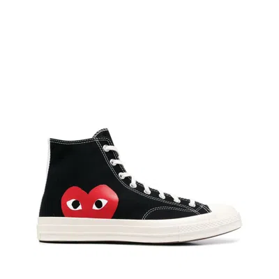 Converse X Cdg Sneakers In Black/white