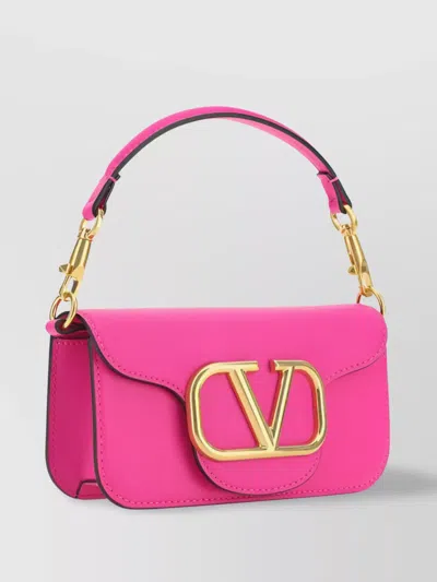 Valentino Garavani Loco Small Shoulder Bag In Pink