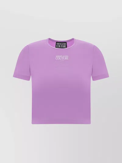 Versace Jeans Couture T-shirt In Lilac