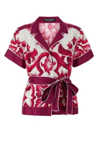 Dolce & Gabbana Woman Camicia In Multicolor